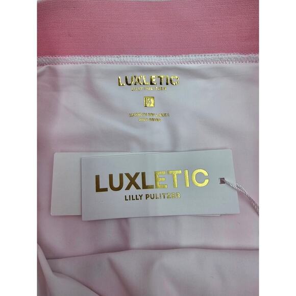 Lilly Pulitzer Women's Size 4 Conch Shell Pink Aona Gingham 15" Golf Skort NWT - Picture 6 of 10